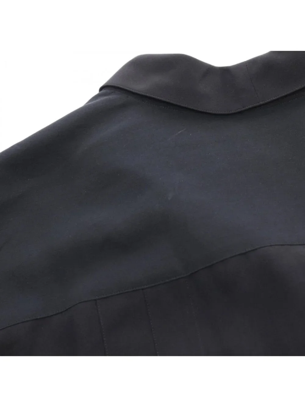 Chanel CC Logo Shirt Silk Jacket